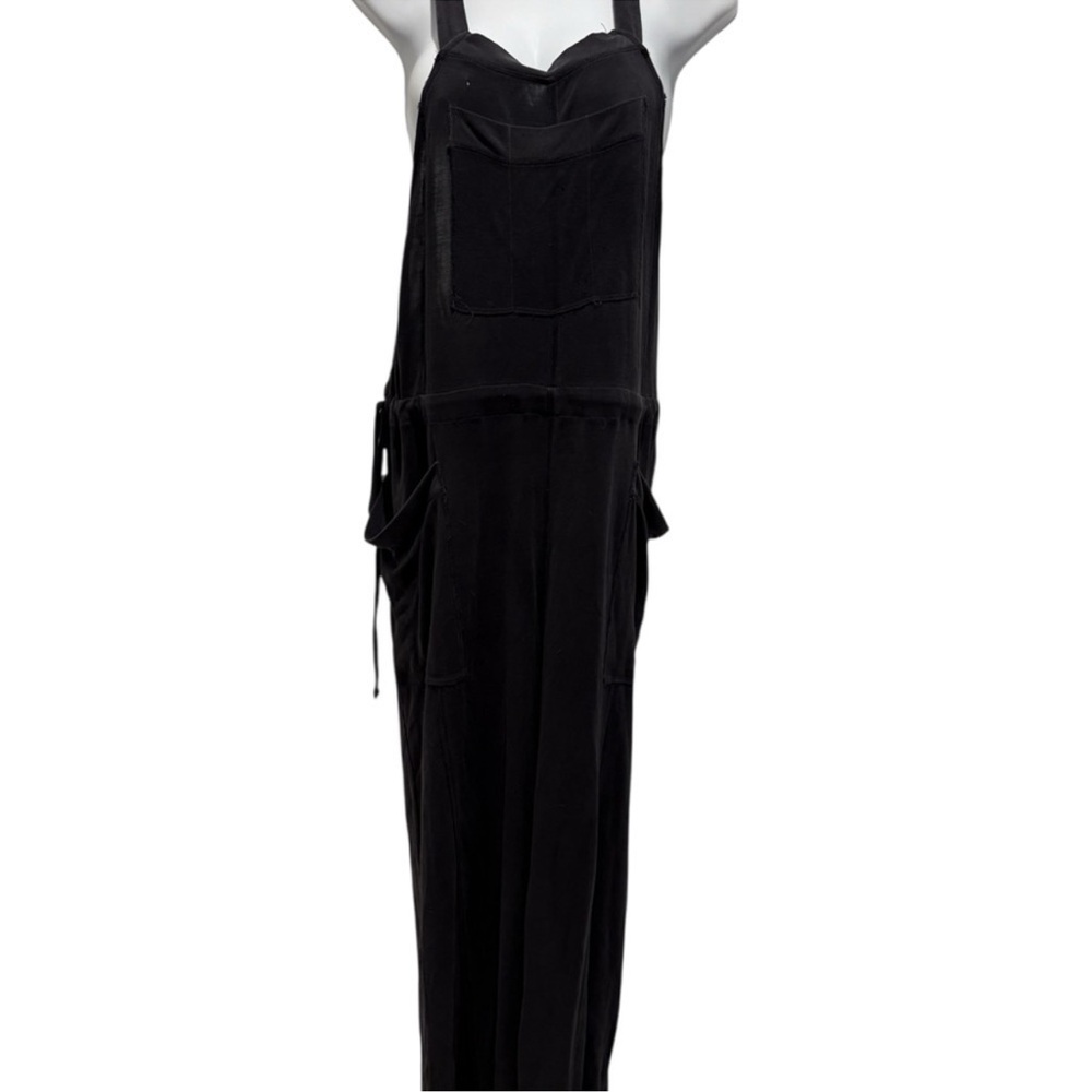 FP MOVEMENT FREE PEOPLE Women’s Black Overalls Jogger Casual Relaxed Fit Medium